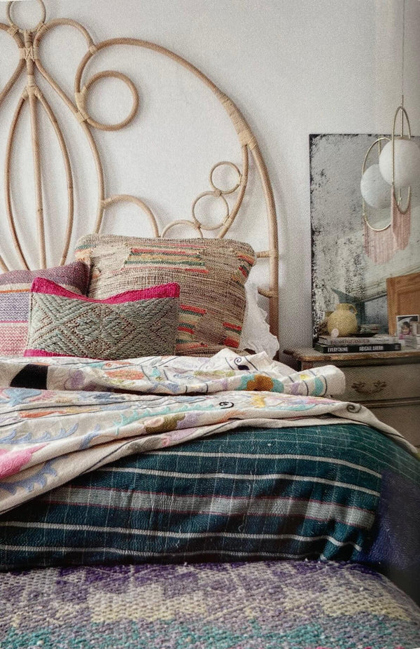 how to add a boho feel to your bedroom