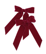 Luxury velvet napkin bows, set of 4