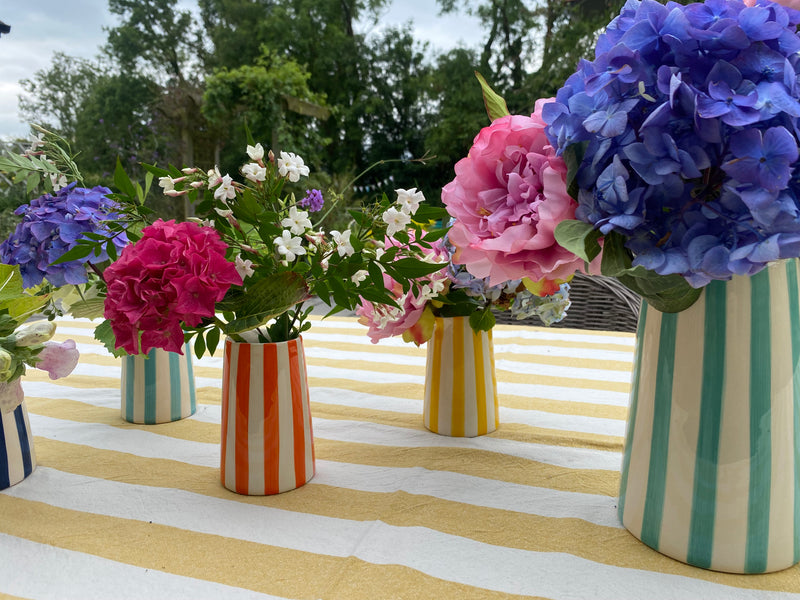 Candy stripe pitcher