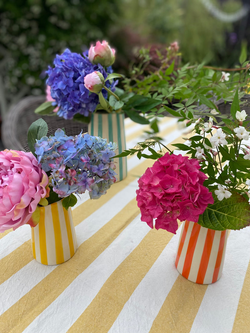 tangerine stripe jug