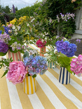 cobalt blue stripe jug