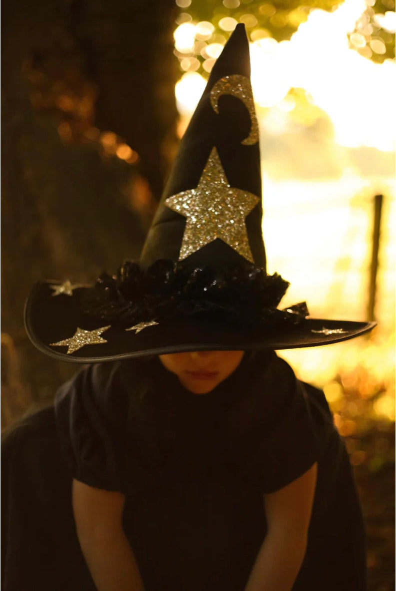 Black Velvet Witches Hat