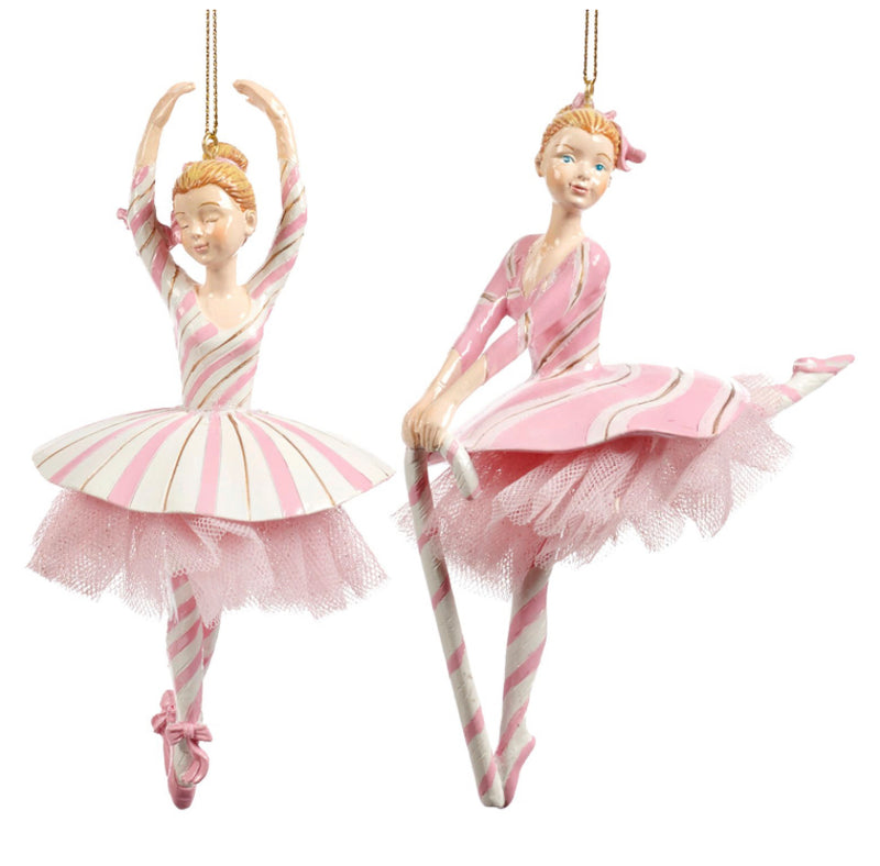 Candy stripe ballerinas