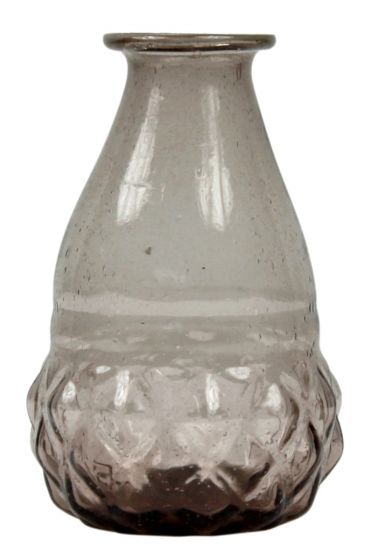 recycled glass bud vase, dusky pink