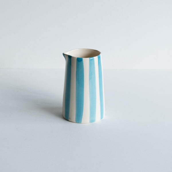 turquoise stripe jug