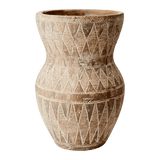 aztec terracotta vase