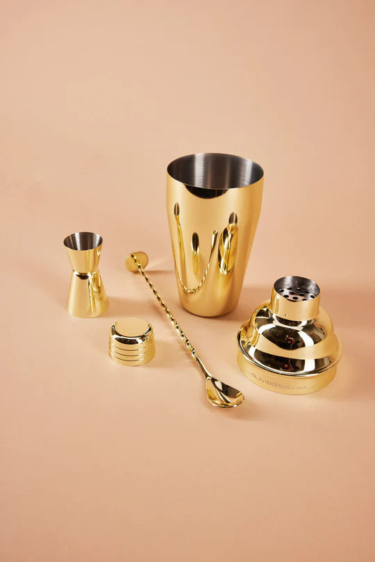 cocktail kit, gold