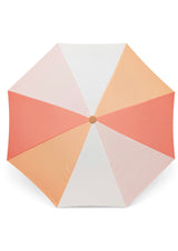 Retro stripe parasol, sunny peach