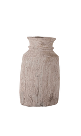 reclaimed wood vase