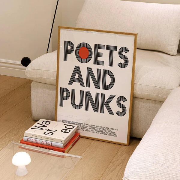 'poets + punks' giclèe print