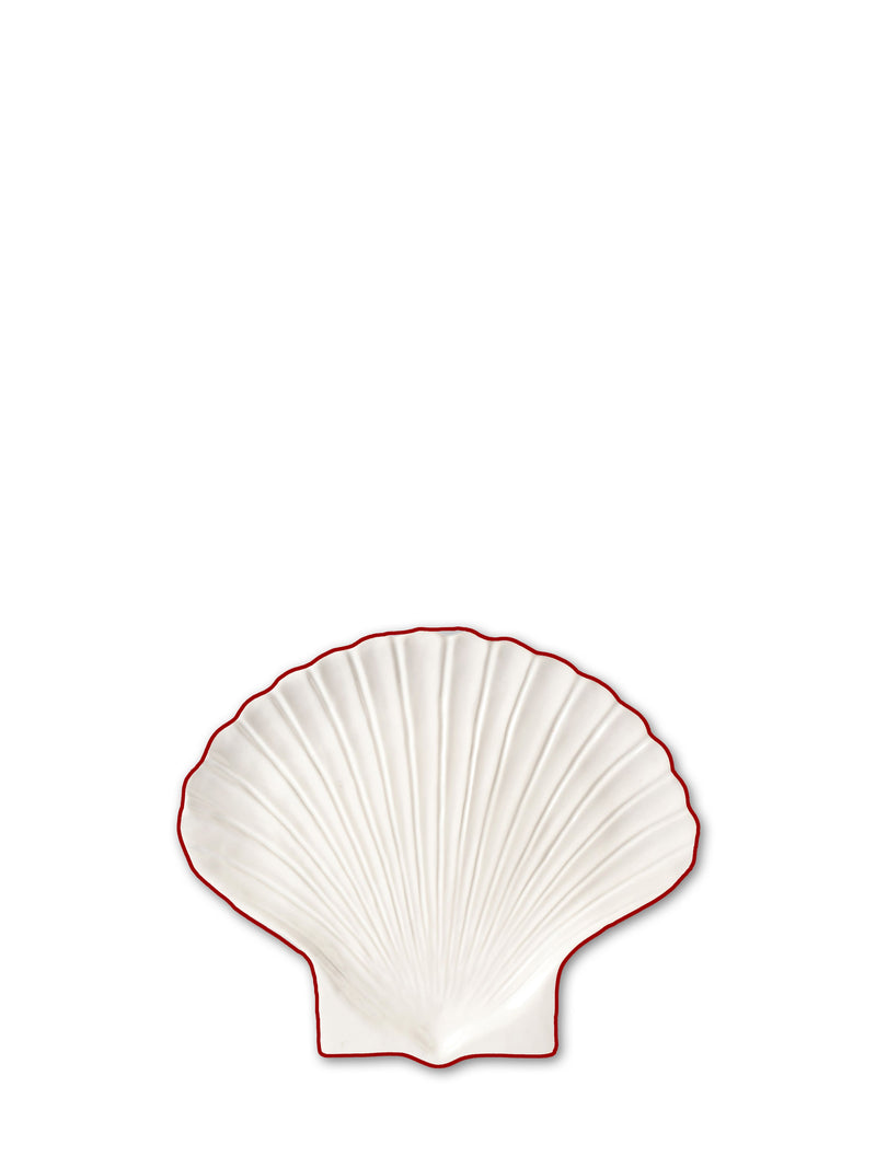 shell plate with red outline