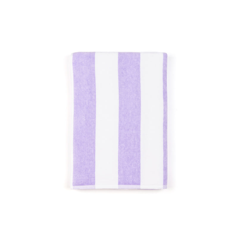 retro stripe beach towel