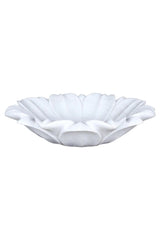 recycled marble flower bowl