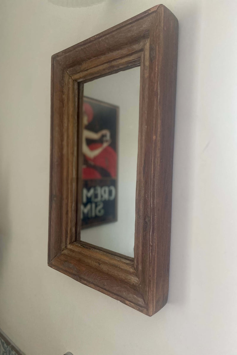 reclaimed wood mirror