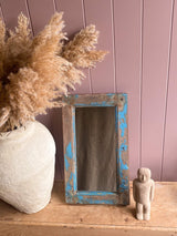 reclaimed wood mirror