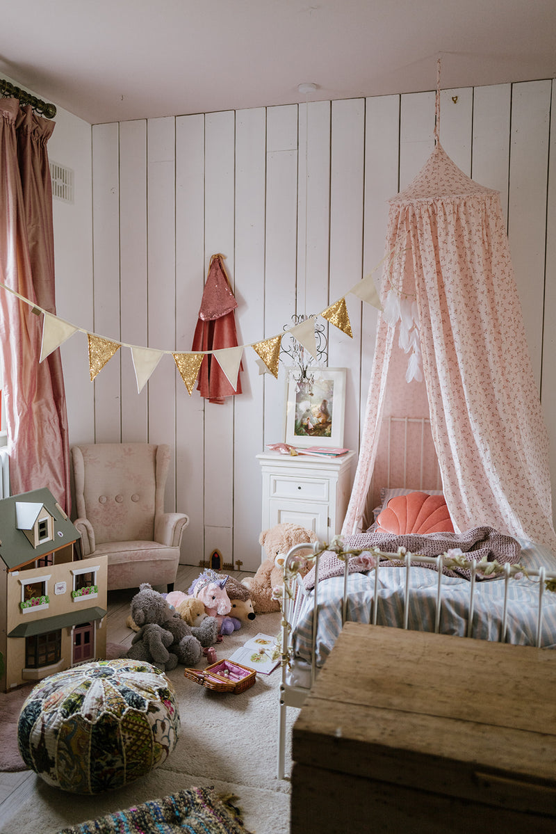boho floral bed canopy