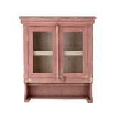 dusty pink wall cabinet