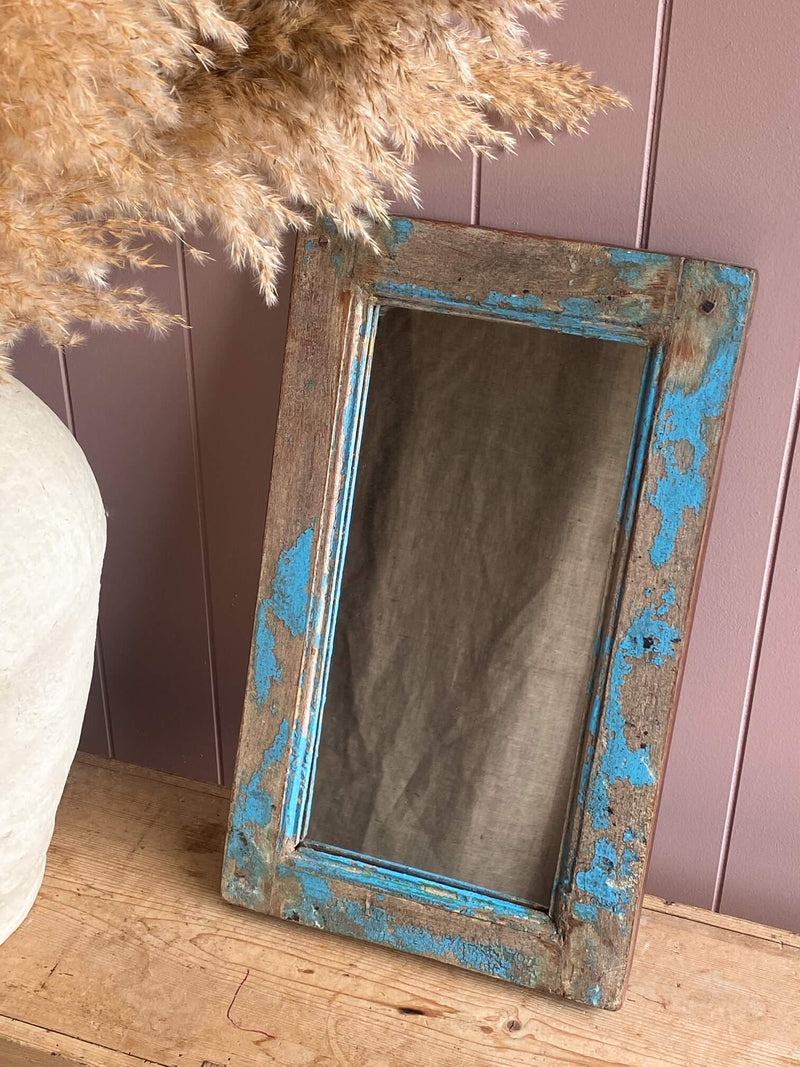 reclaimed wood mirror