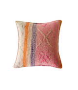 Vintage Peruvian frazada cushion