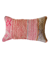 vintage peruvian frazada cushion