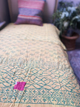 recycled cotton Kantha throws