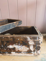 Reclaimed wood lidded box