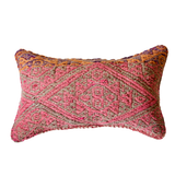 vintage Peruvian frazada cushion