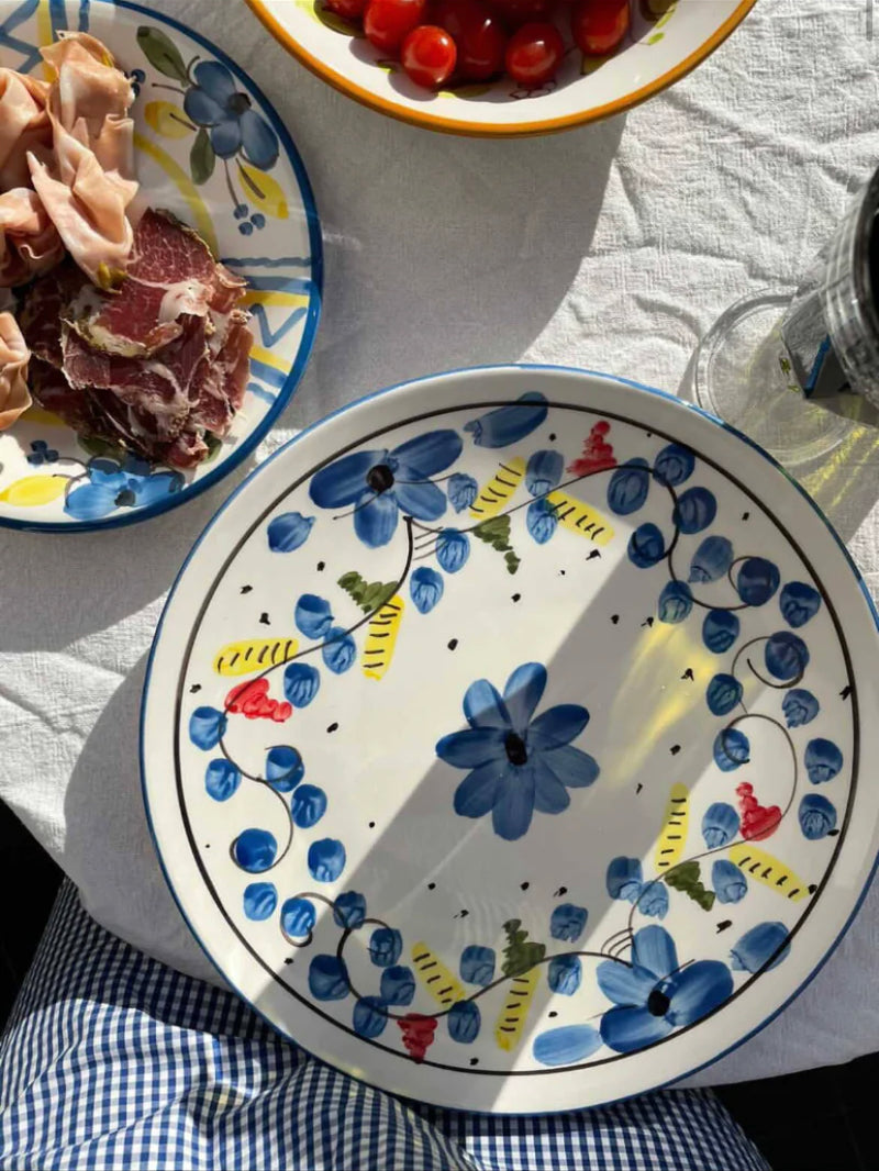 italian ceramic antipasto plate